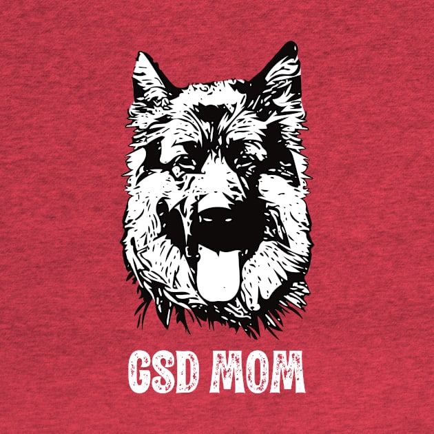 GSD Mom German Shepherd Dog Design by DoggyStyles